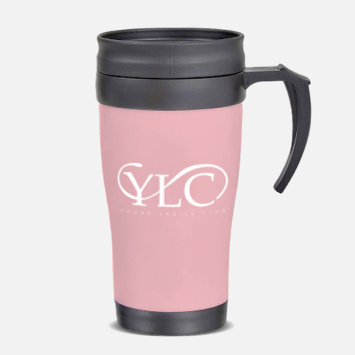 YLC Travel Mug in baby pink